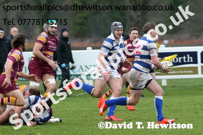 Tynedale v Sedgley Park, Tynedale Park, Corbridge, Northumberland. Photo: David T. Hewitson/Sports for All Pics